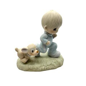Precious Moments "God's Speed" Figurine 1979 Jonathan‎ & David E-3112